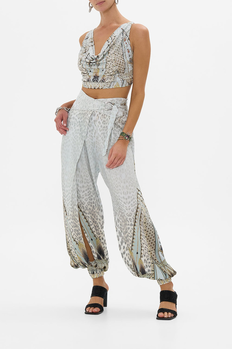 CAMILLA ASYMMETRICAL BELTED PANT outlook