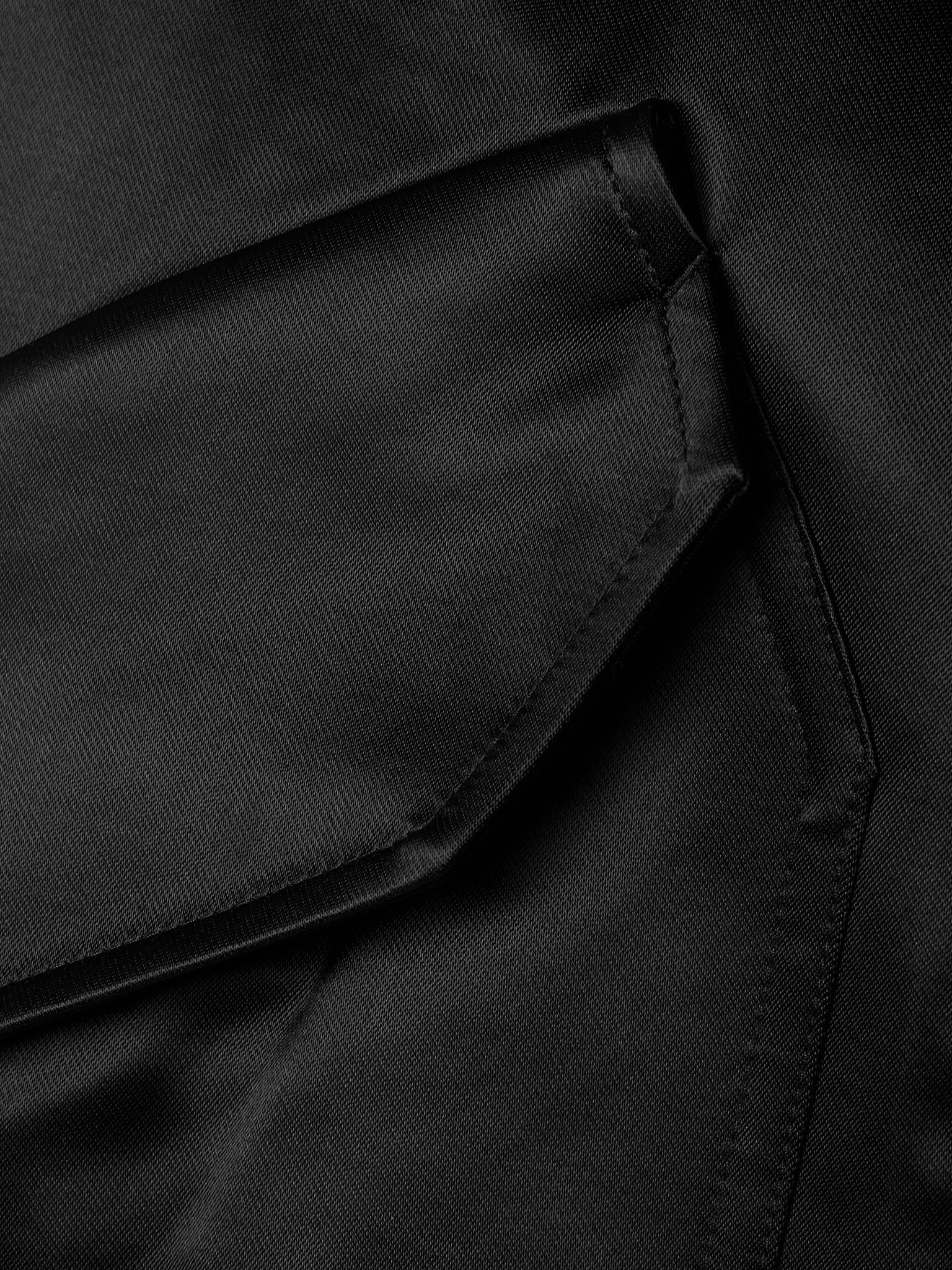 + Y-3 padded satin bomber jacket Black - 5