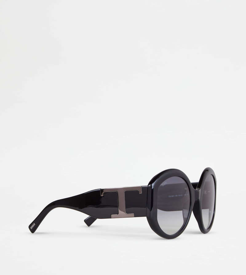 ROUND SUNGLASSES - BLACK 3