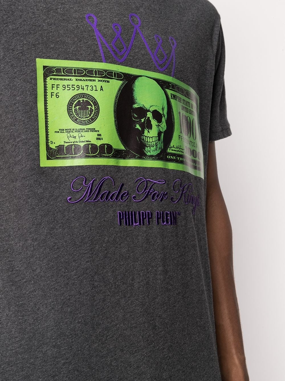 money print T-shirt - 5