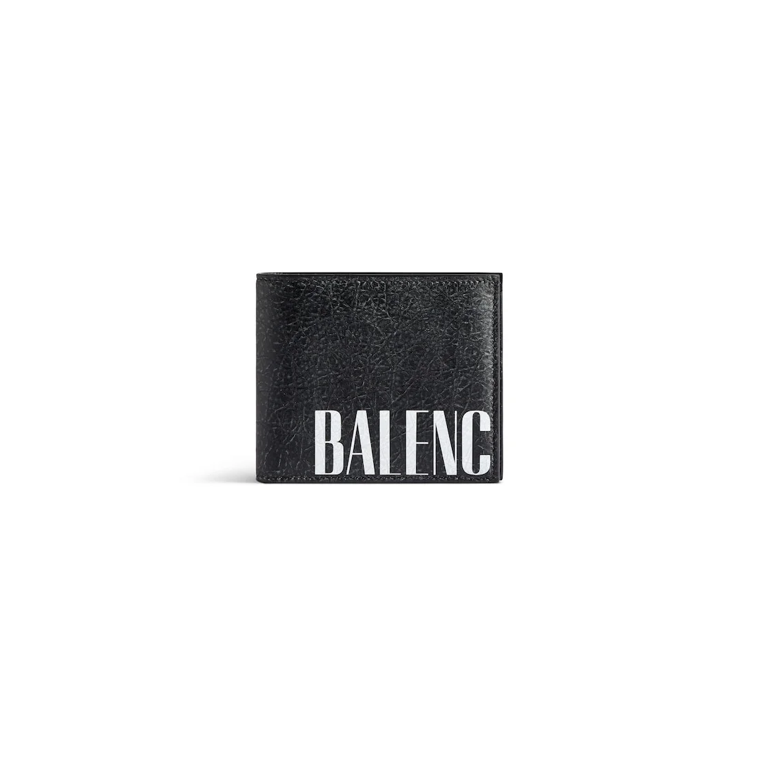 Men's Editor Square Folded Wallet in Black - 1