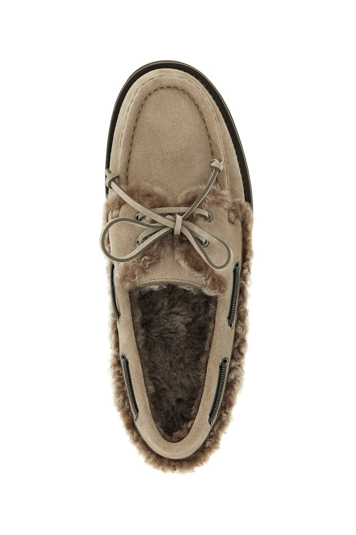 Brunello Cucinelli Women 'Precious Insert' Boat Shoe - 4