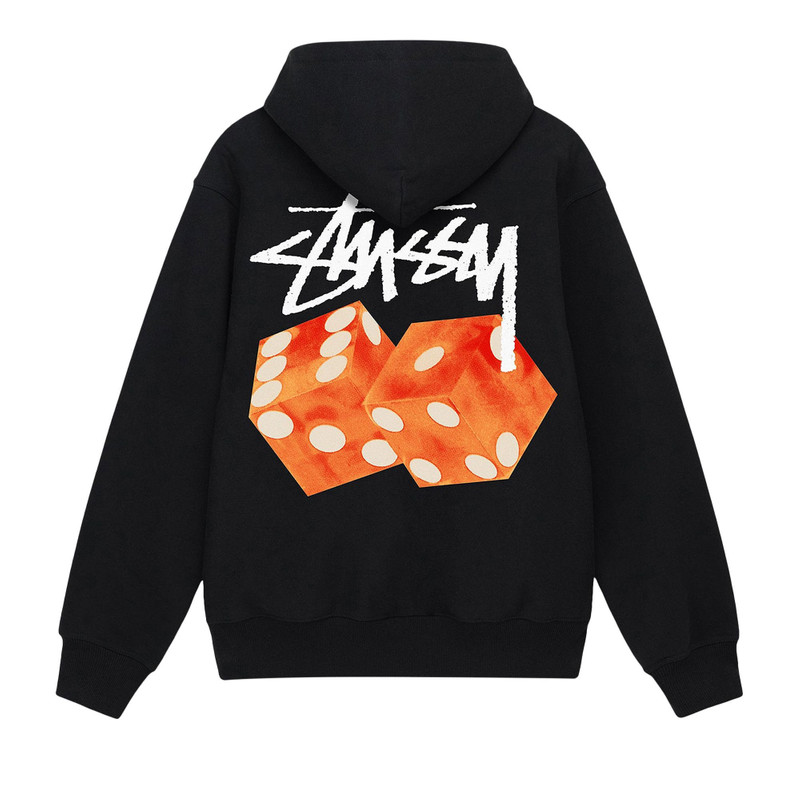 Stüssy Stussy Diced Out Hoodie 'Black' outlook