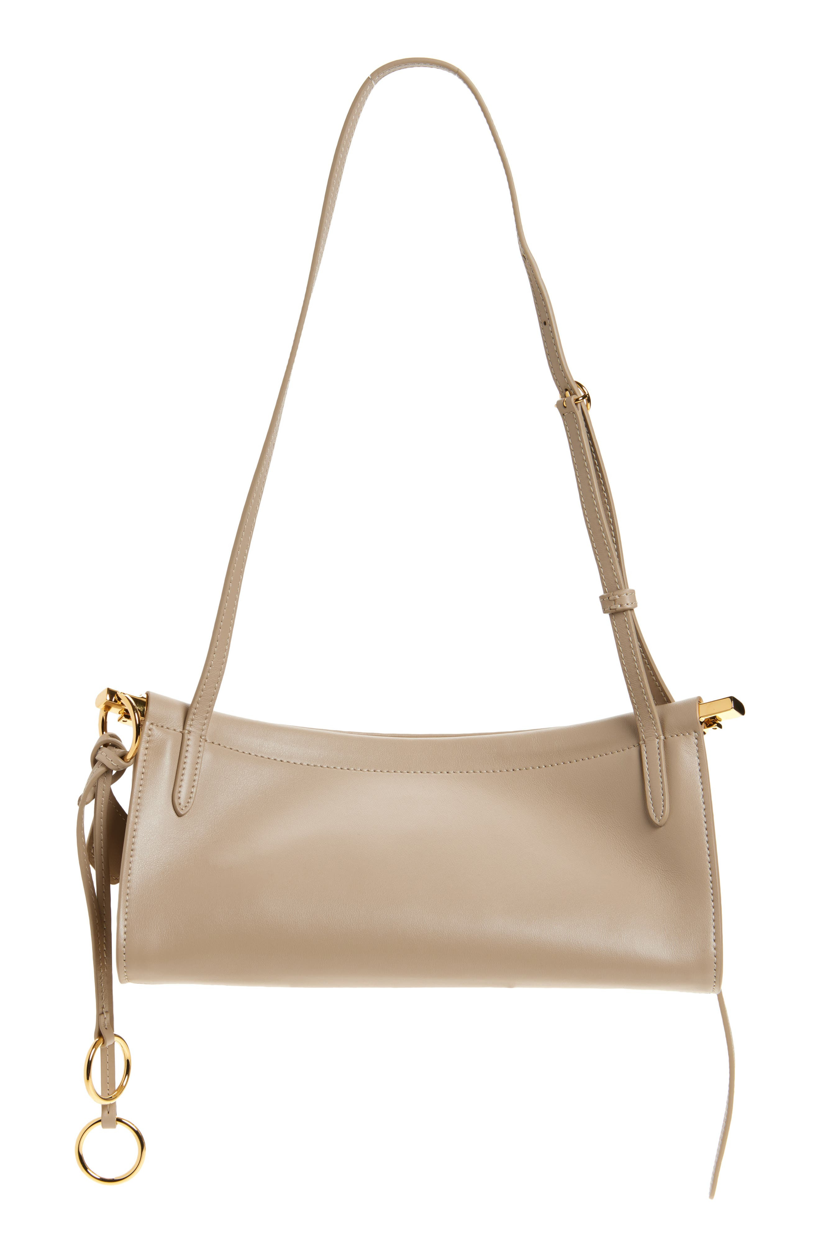 Alaïa Small Le Click East/West Leather Shoulder Bag in Grege at Nordstrom - 2