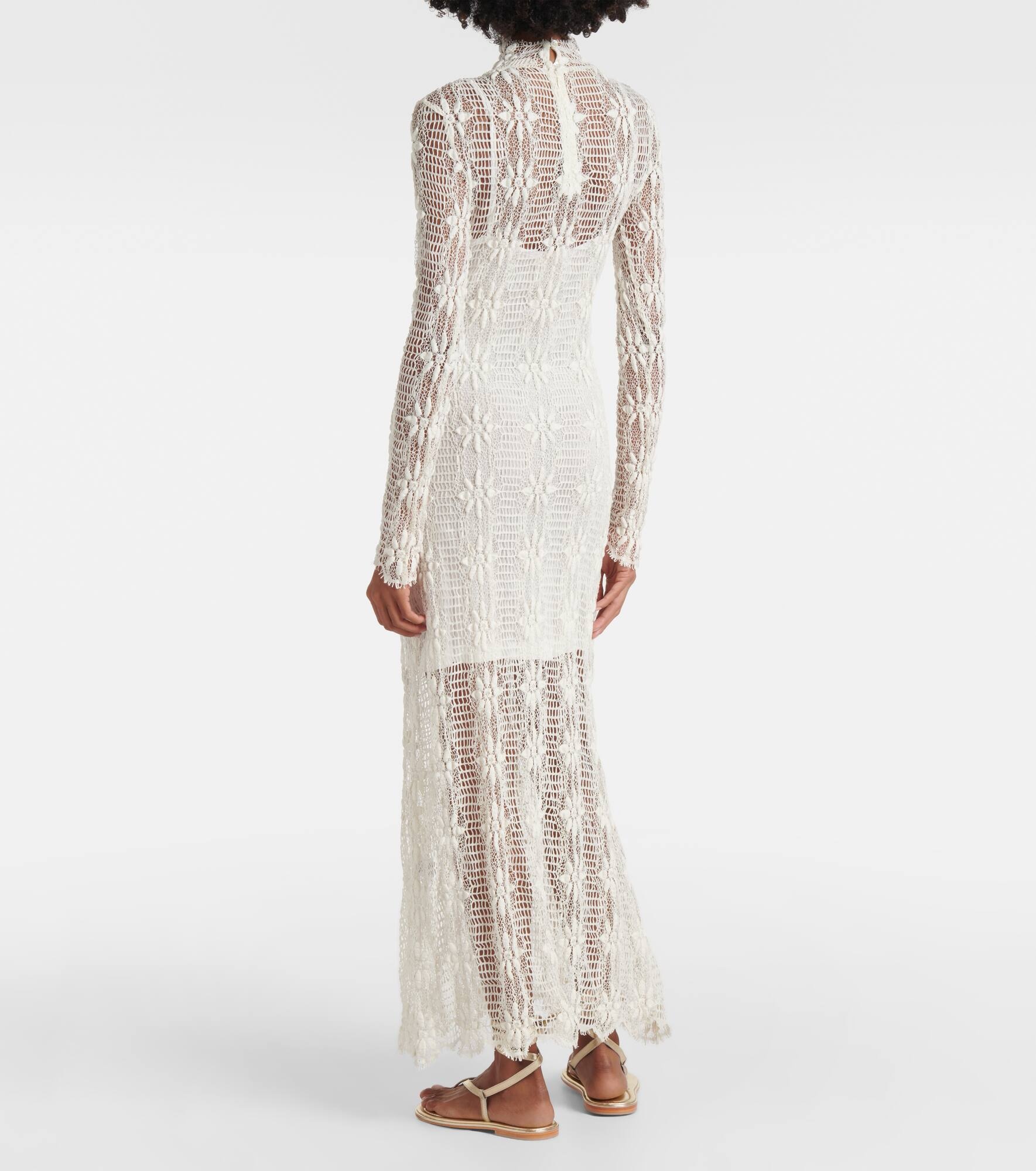 Talia floral lace maxi dress - 3
