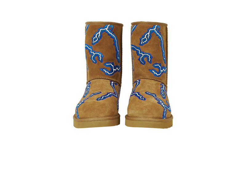 PALACE UGG LIGHTNING CLASSIC SHORT BOOT CHESTNUT 3