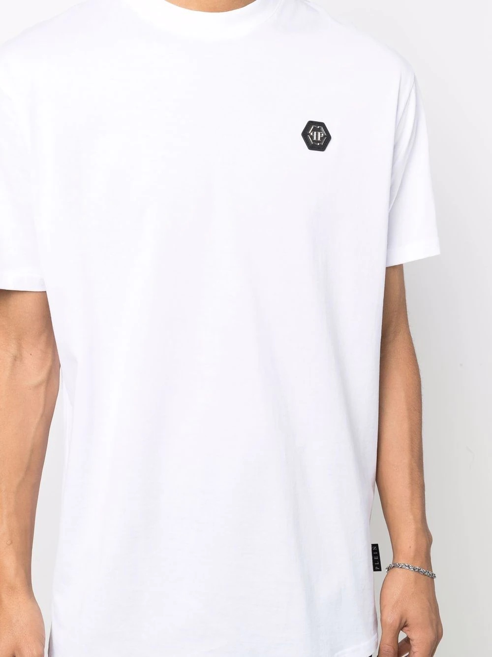 embroidered-logo cotton T-shirt - 8
