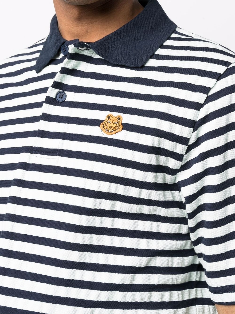 embroidered-tiger polo shirt - 5