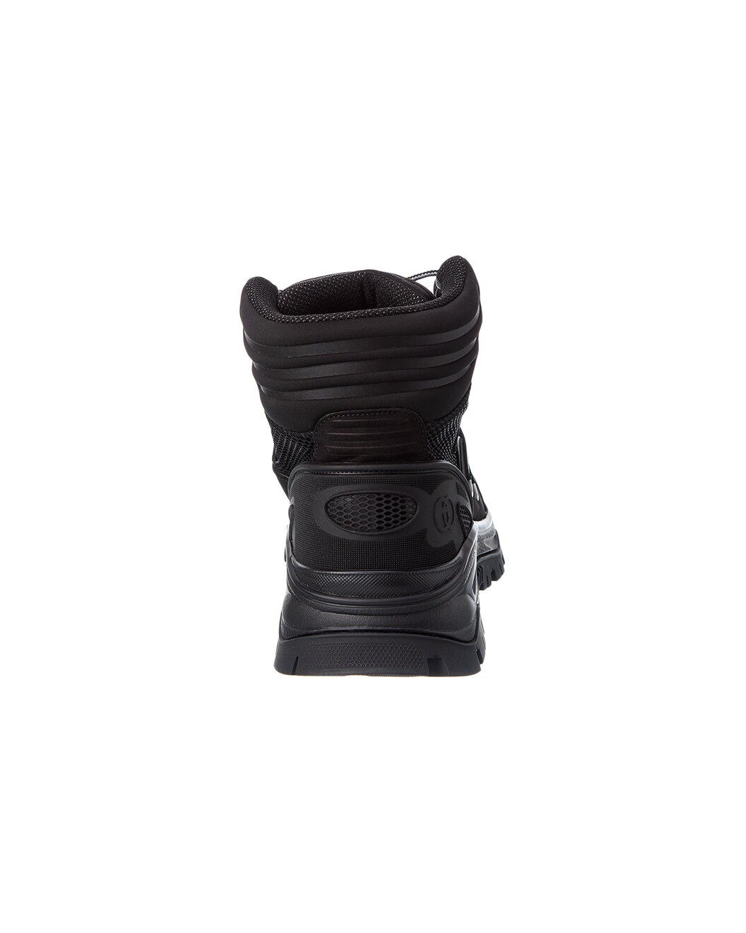 Gucci Lace-Up Leather & Mesh Boot - 3