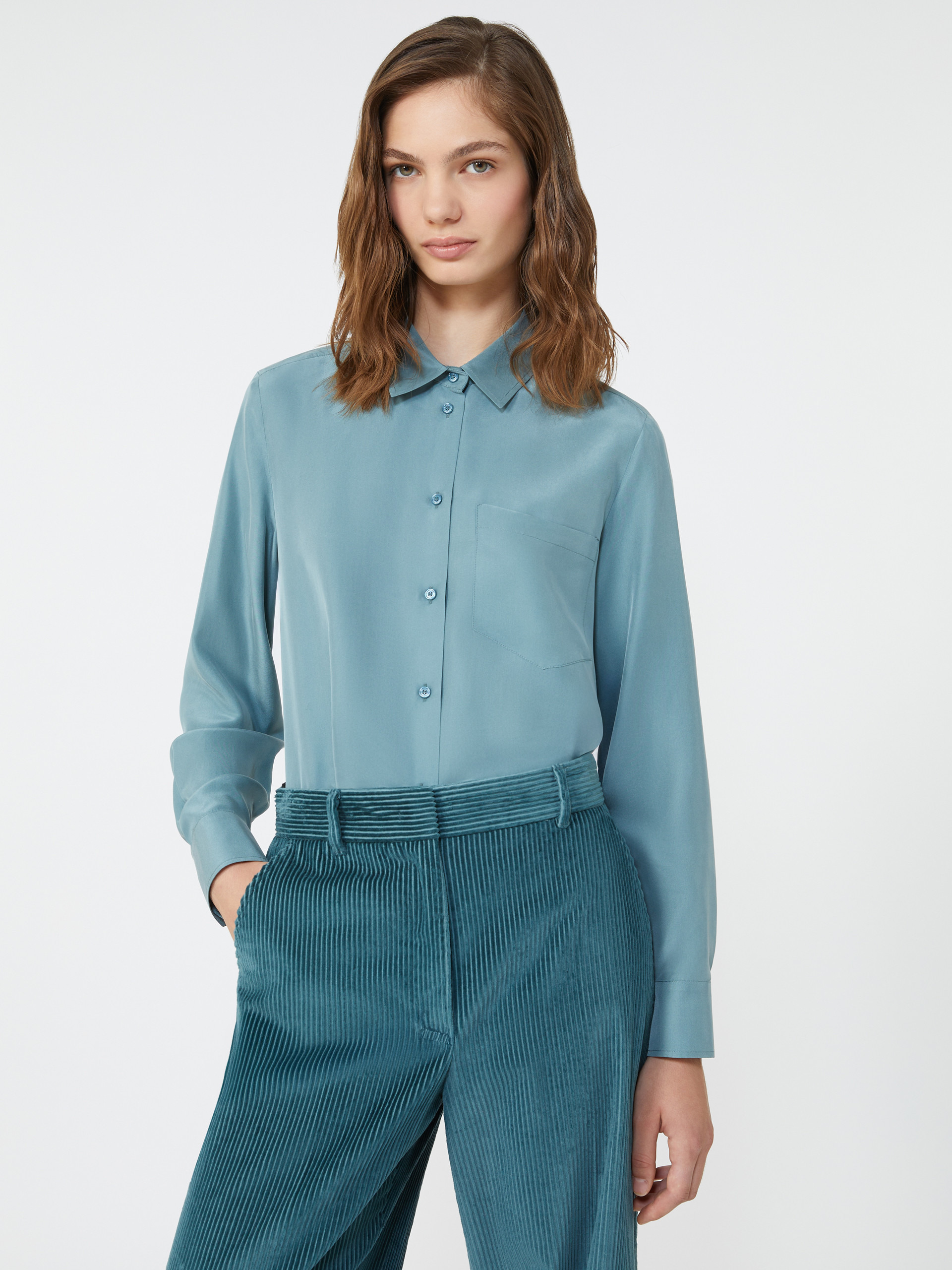 PAMIR Washed silk shirt - 5