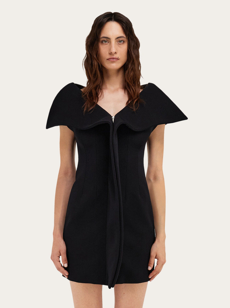 FERRAGAMO Stretch gabardine sleeveless jacket outlook