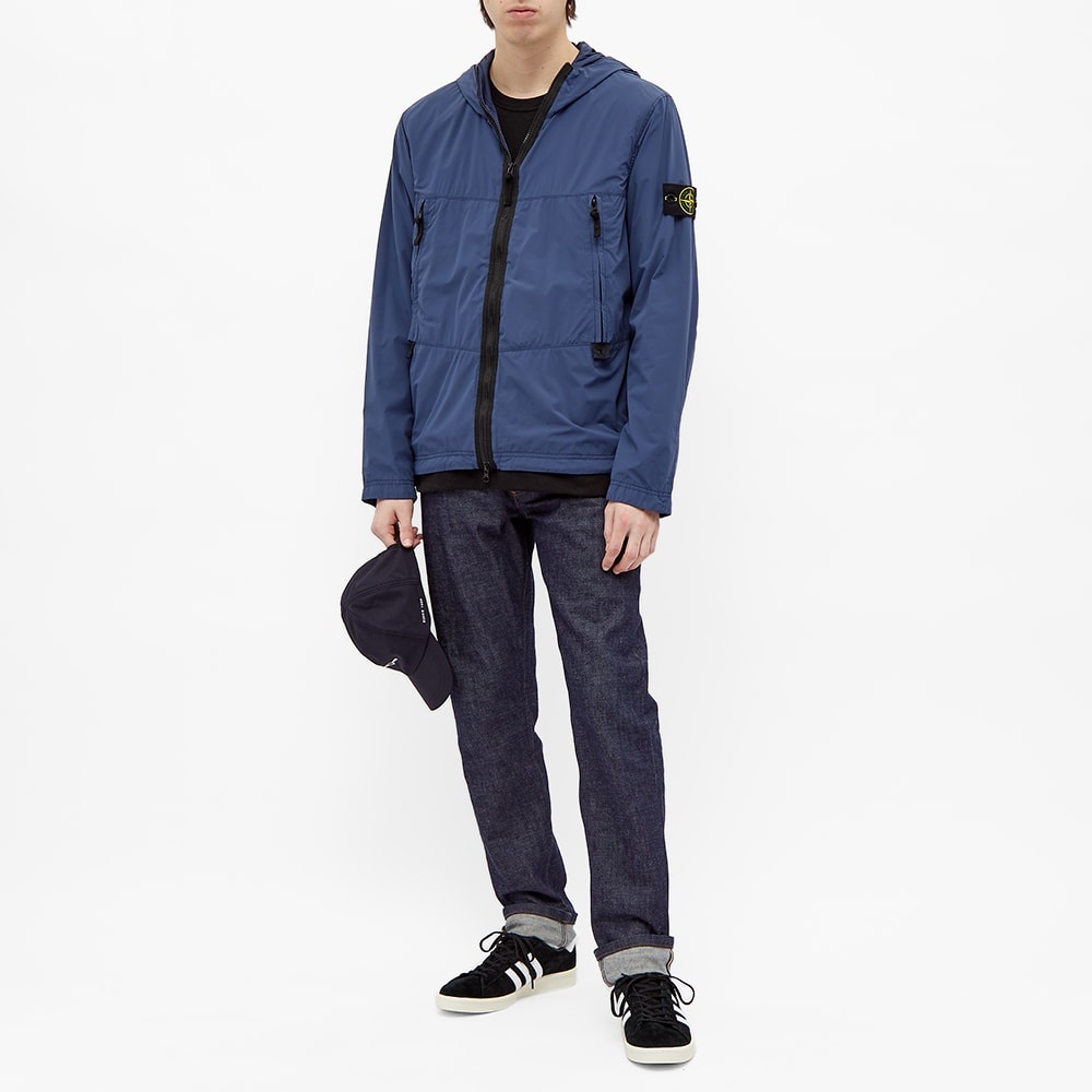 Stone Island Nylon Garment Dyed Hooded Jacket - 7