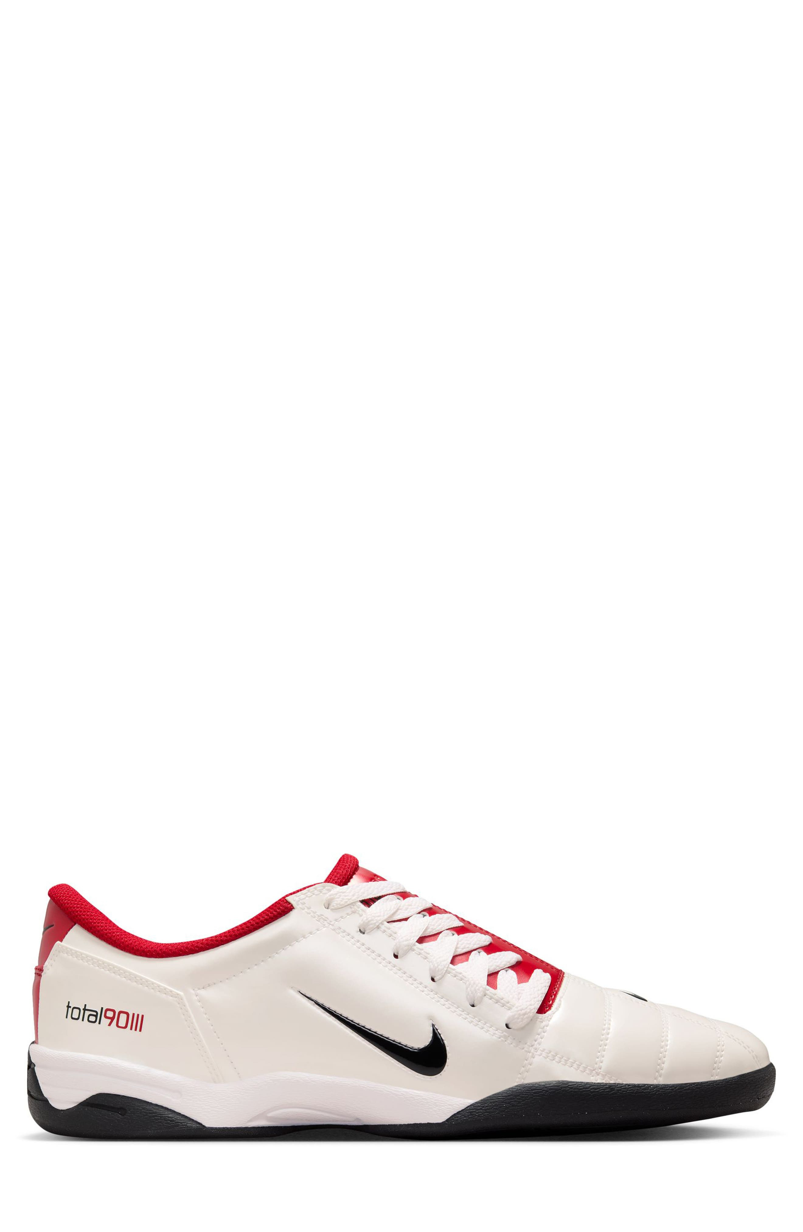 Nike Total 90 Soccer Sneaker in White/Black/Gym Red at Nordstrom - 2