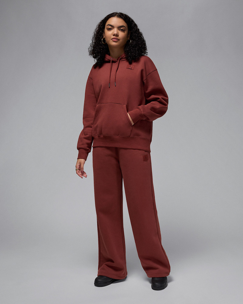 Jordan Flight Fleece Women's Satin-Lined Pullover Hoodie 8