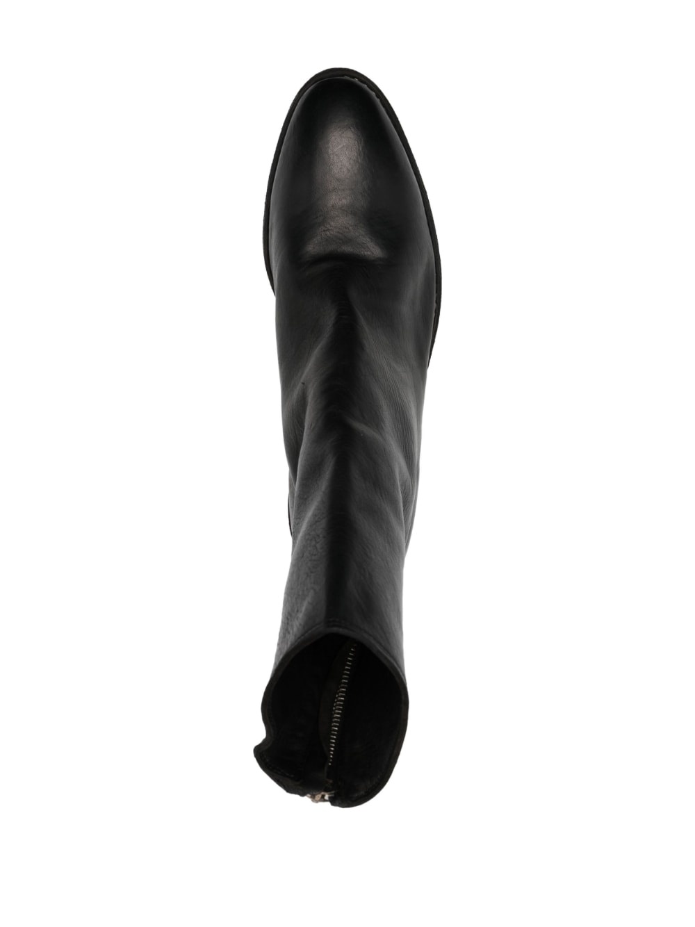 zip-up leather boots - 4