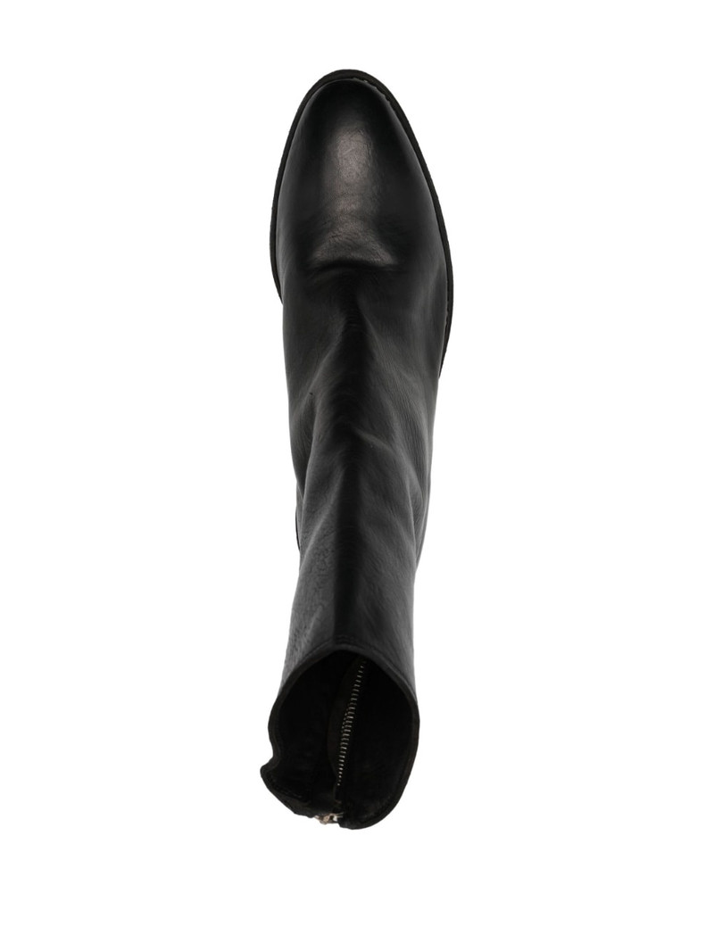zip-up leather boots 4
