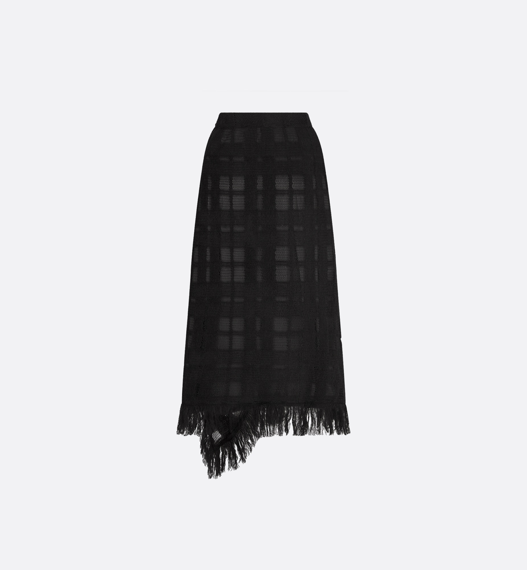 Mid-Length Draped Wrap Skirt - 2