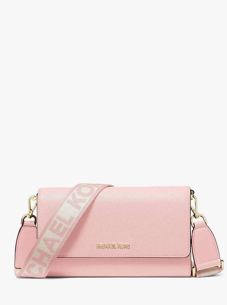 Jet Set Large Leather Crossbody Bag - 1