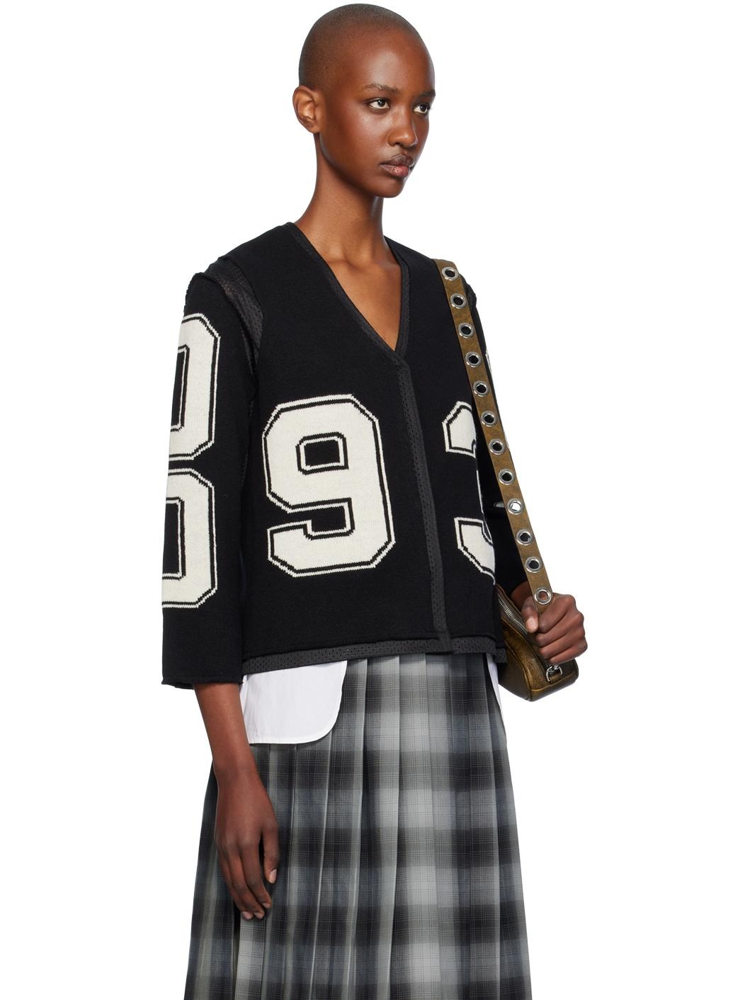 Black '93' Cardigan - 2