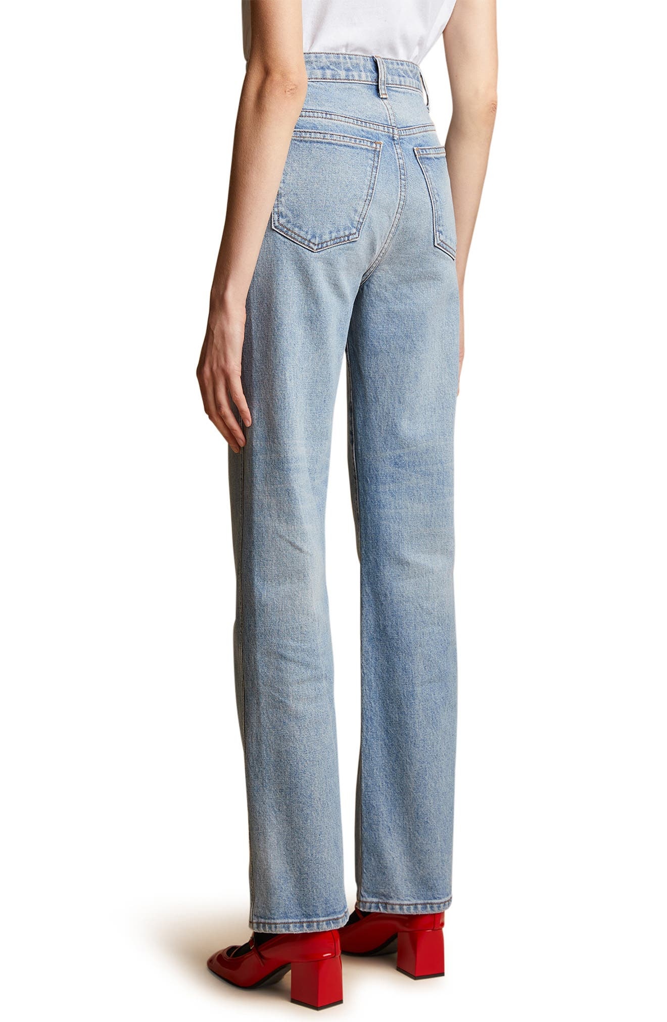 The Danielle High Waist Straight Leg Jeans - 2