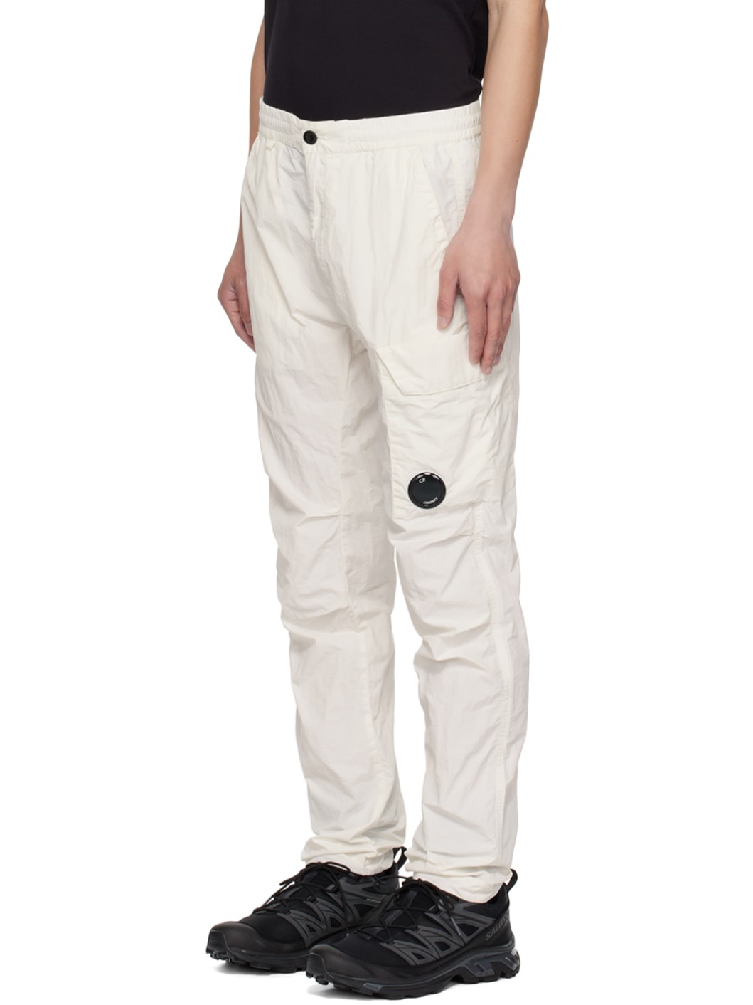 White Garment-Dyed Sweatpants - 4