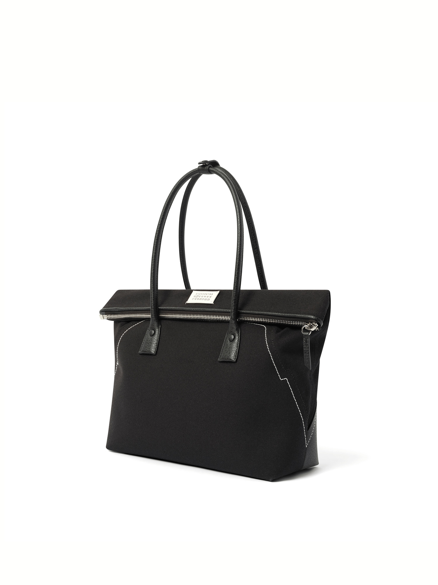 5AC Medium Shopping Bag in Black - 2