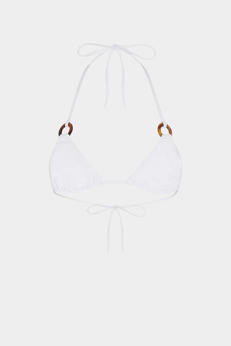 RINGS BIKINI TRIANGLE TOP - 2