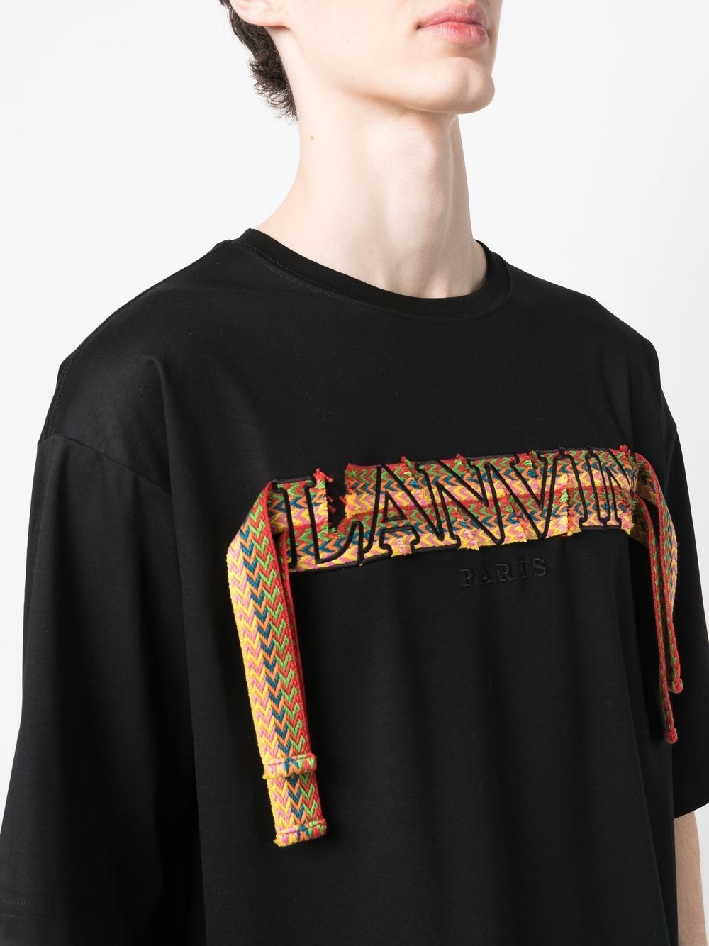 embroidered-logo cotton T-shirt - 5