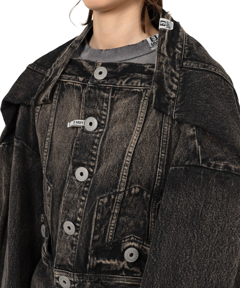 Reversed Front Denim Jacket 7