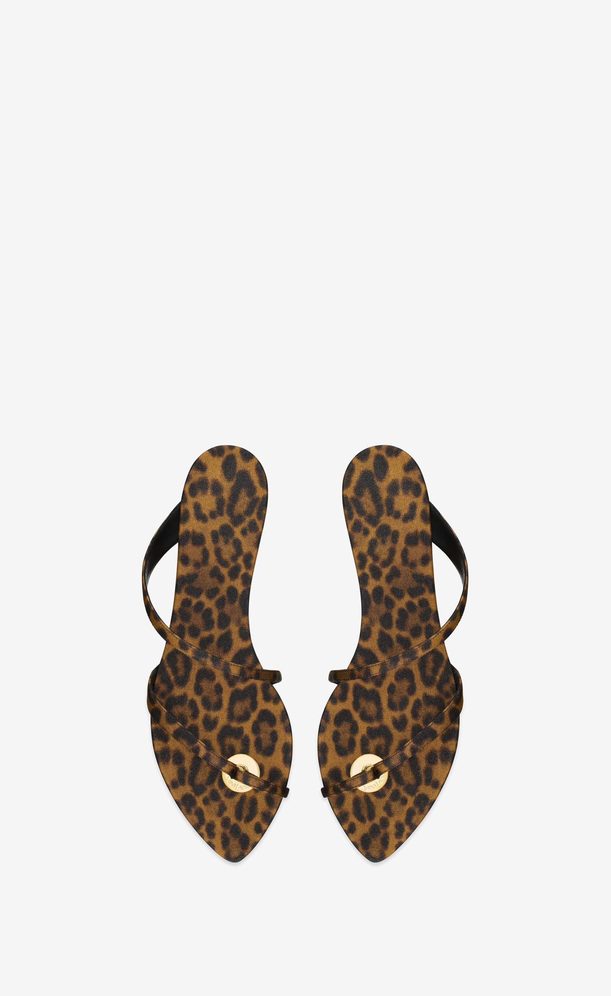 tanger slides in leopard grosgrain - 2