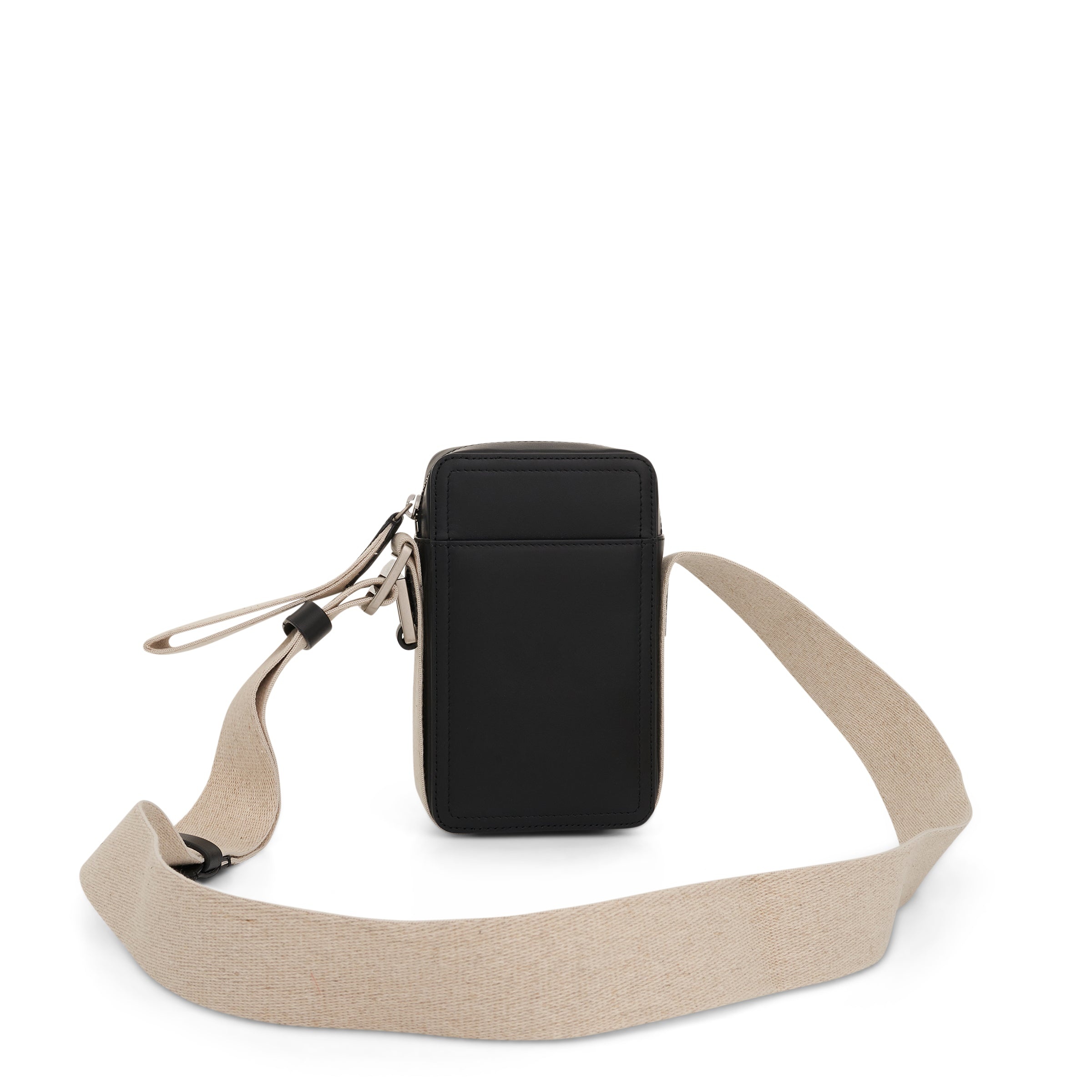 Le Cuerda Vertical Leather Bag in Black - 3
