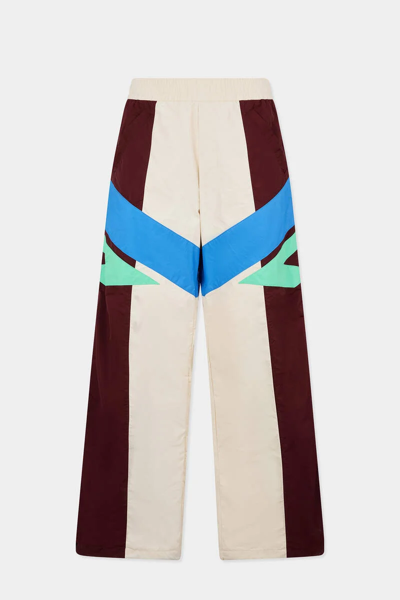 COLOR BLOCK TRACKSUIT LOOSE PANT - 1