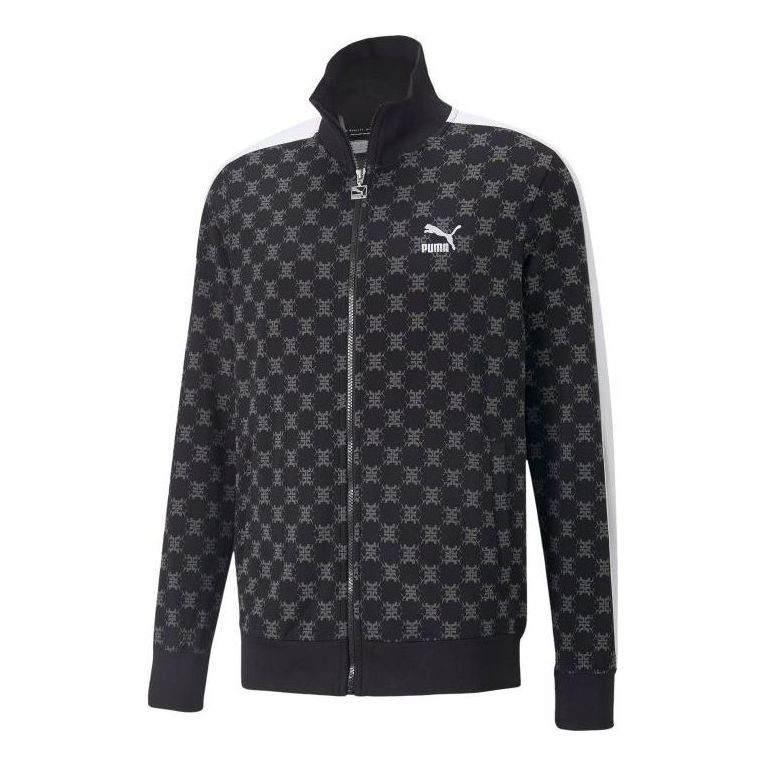Puma t7 track jacket black sale