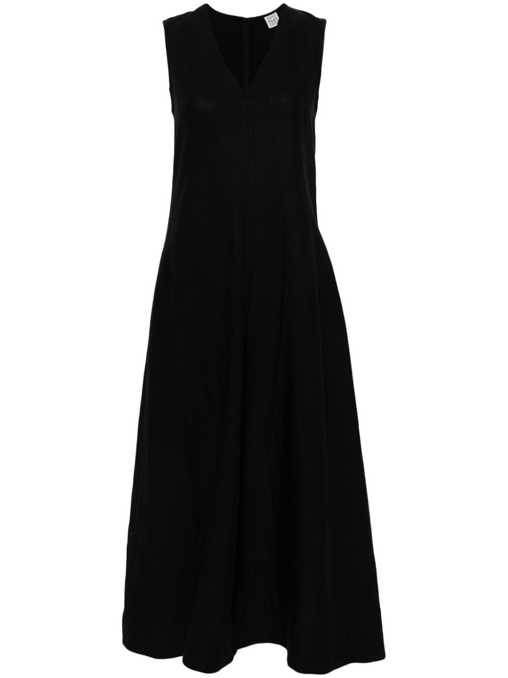 Linen blend maxi dress - 1