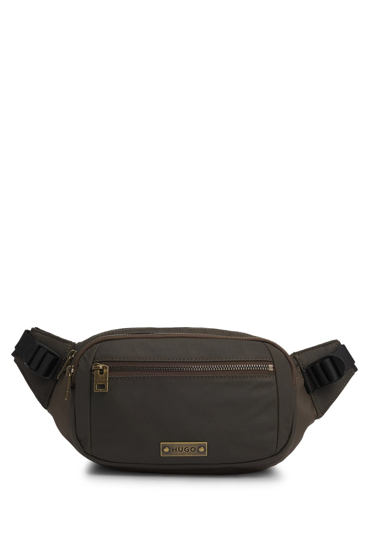 BELT BAG WITH ANTIQUE-EFFECT LOGO PLAQUE - 2
