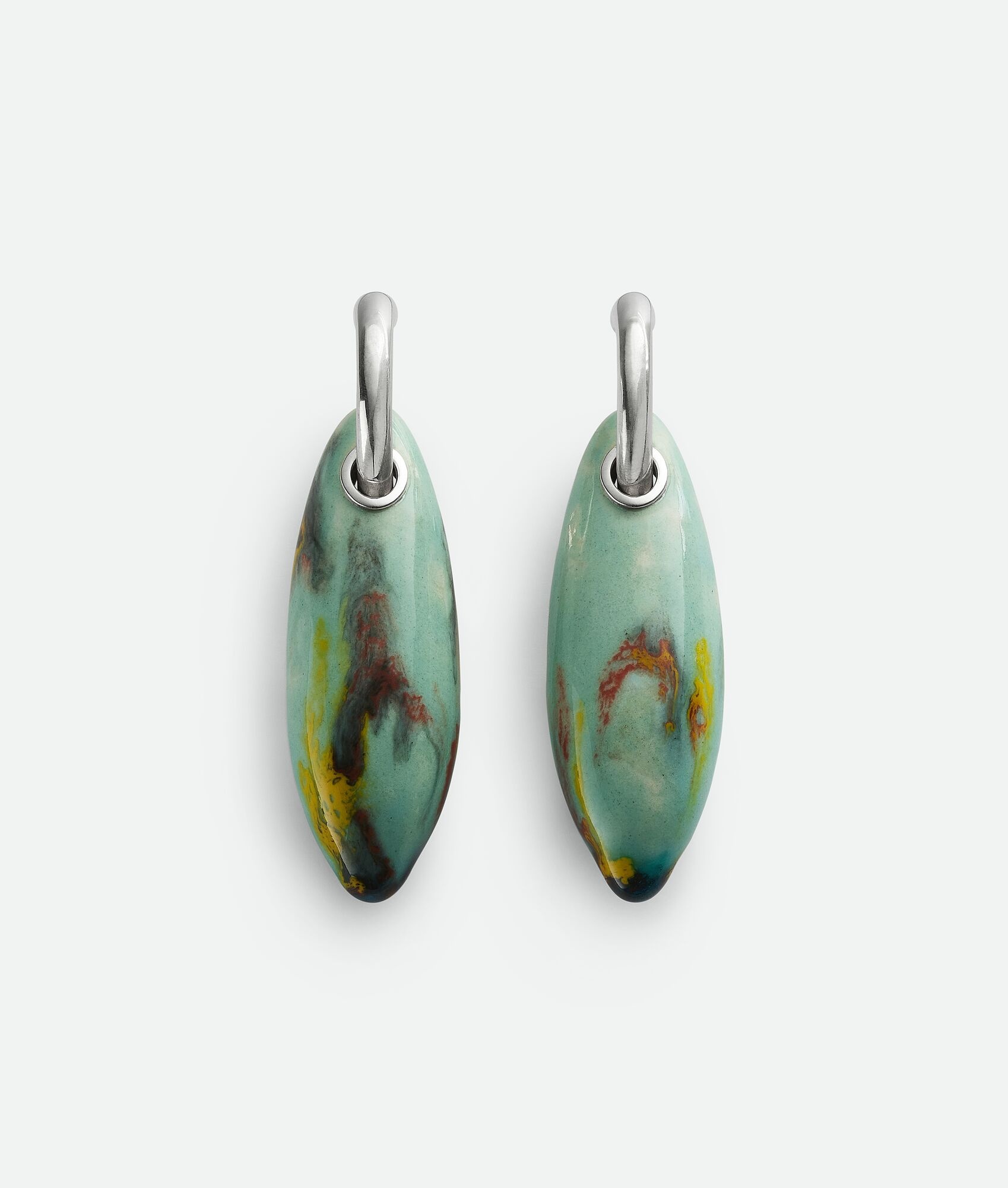 Ellipse Large Ceramic Earrings - 3