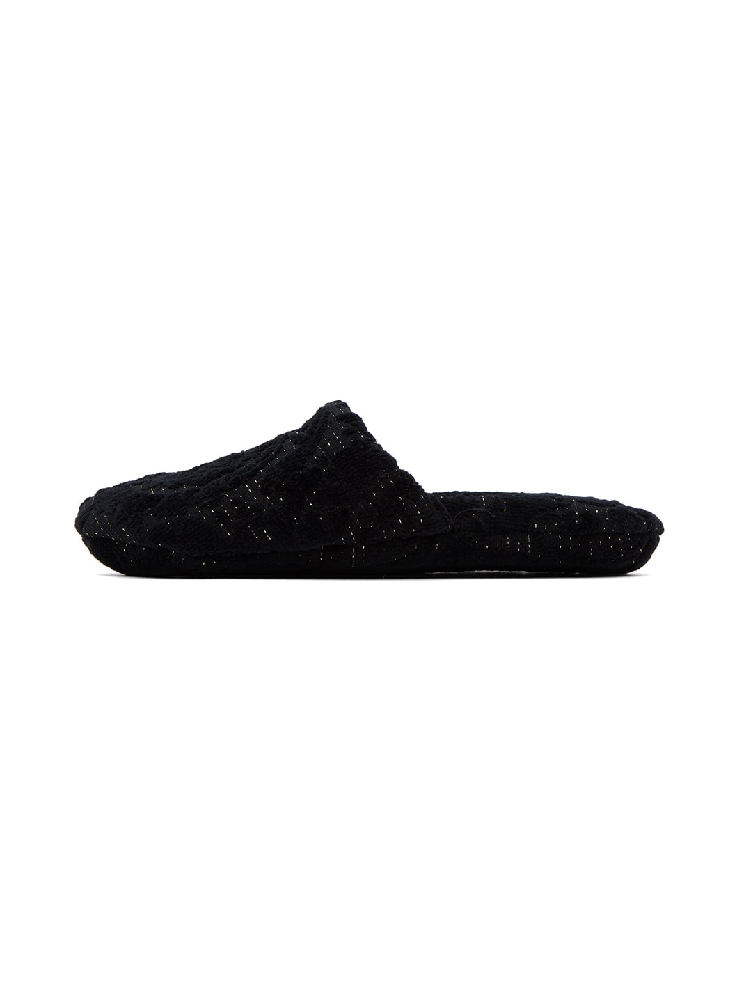Black Barocco Slippers - 3