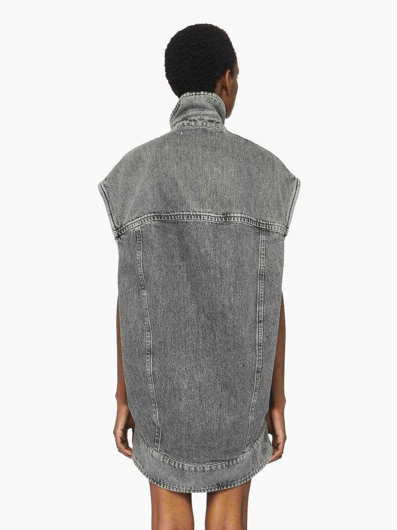 OVERSIZED SLEEVELESS HIGH NECK JACKET 3