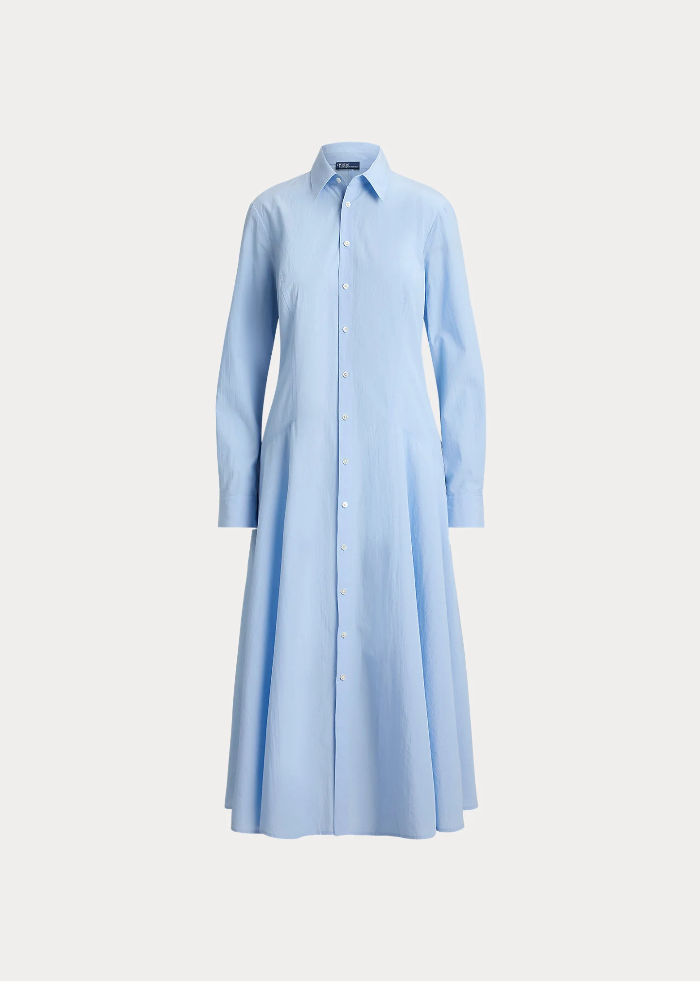 Cotton Paneled Shirtdress - 1
