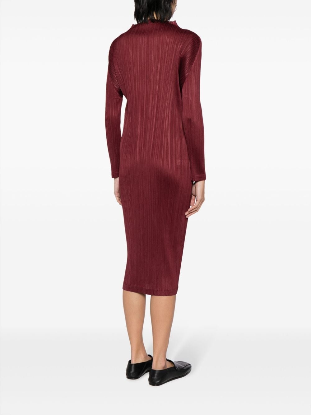 October pleated midi dress - 4