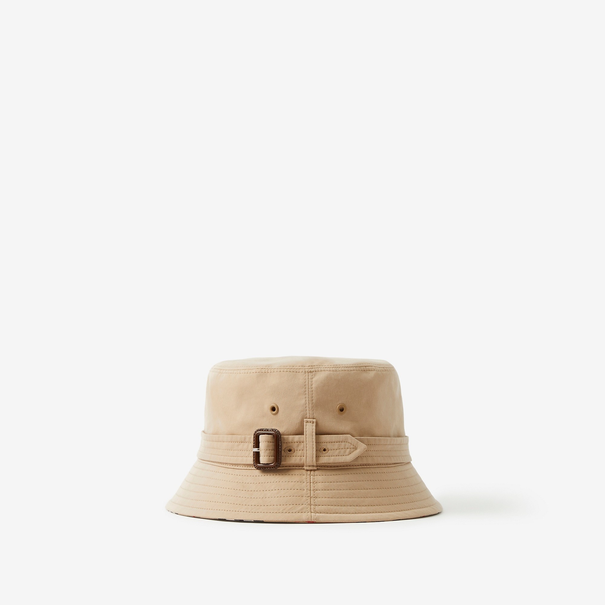 Cotton Gabardine Belted Bucket Hat - 4