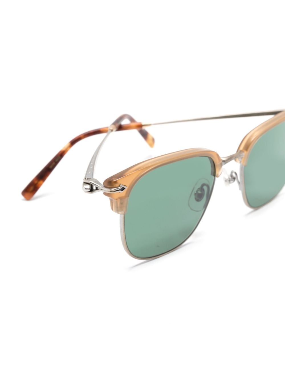 matte Clubmaster-frame tinted sunglasses - 3