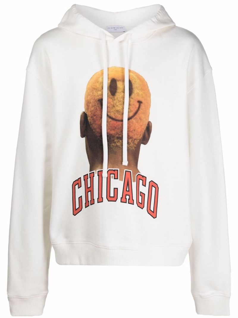 Chicago print hoodie - 1
