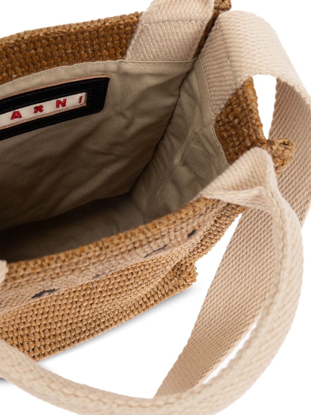 woven raffia tote bag - 6