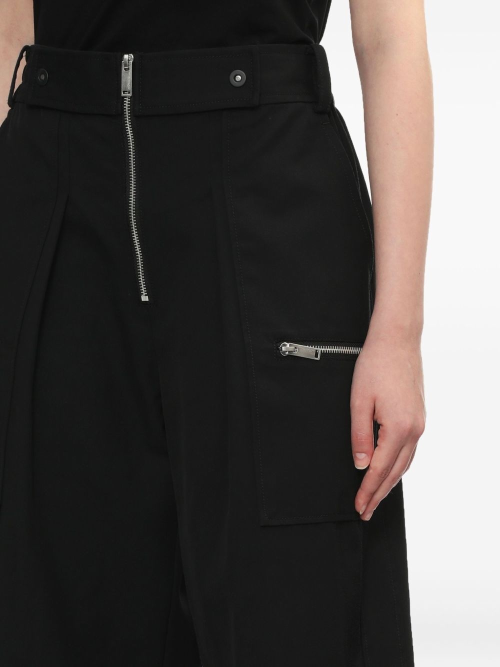 zip-pocket pants - 4