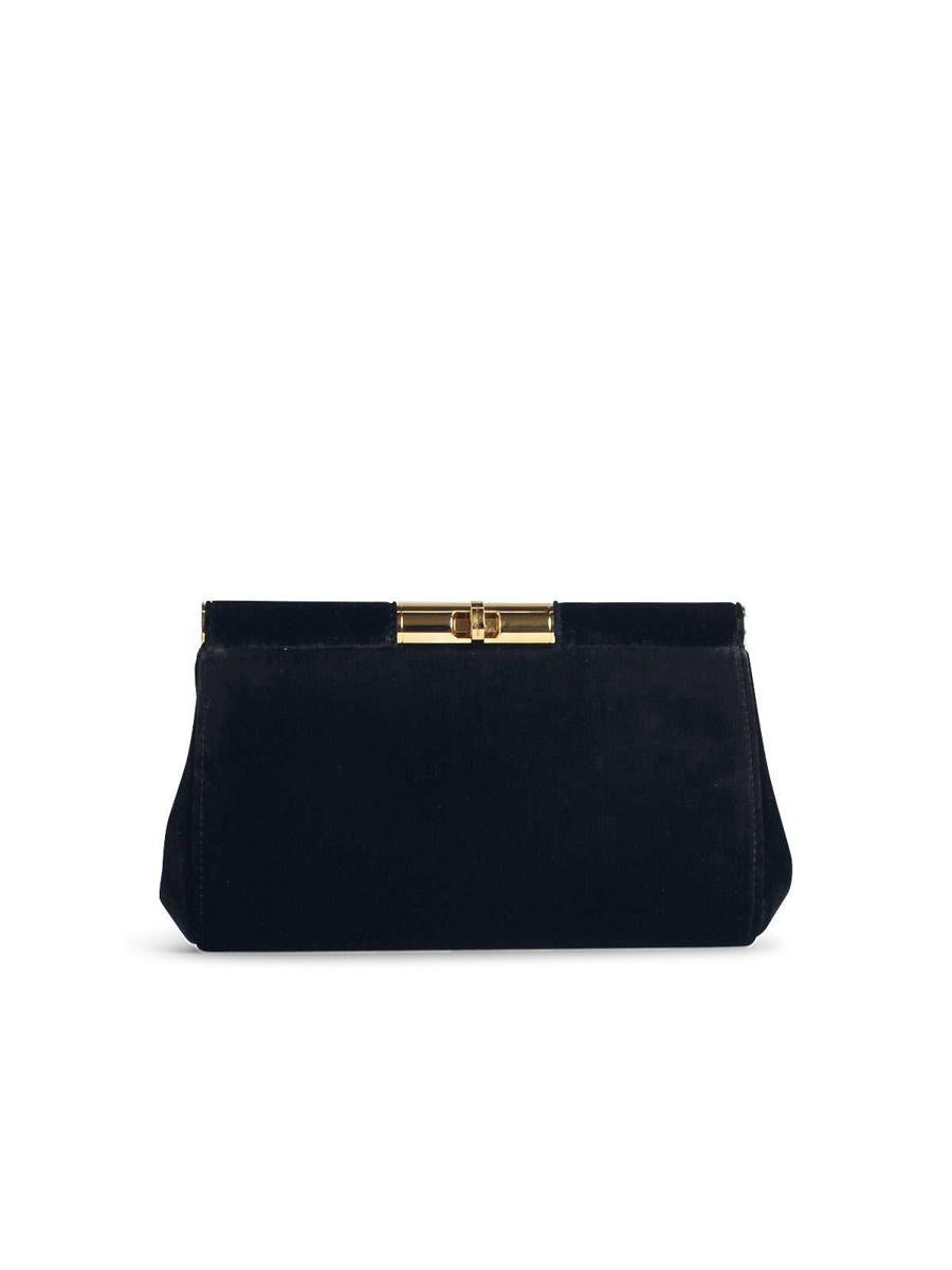 Dolce & Gabbana Black Velvet Shoulder Strap - 1