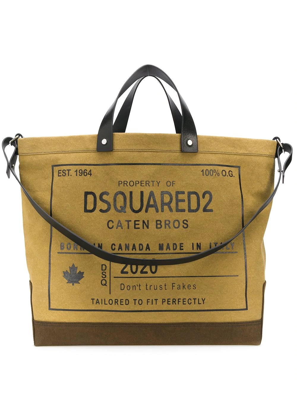 oversized logo-print tote - 1