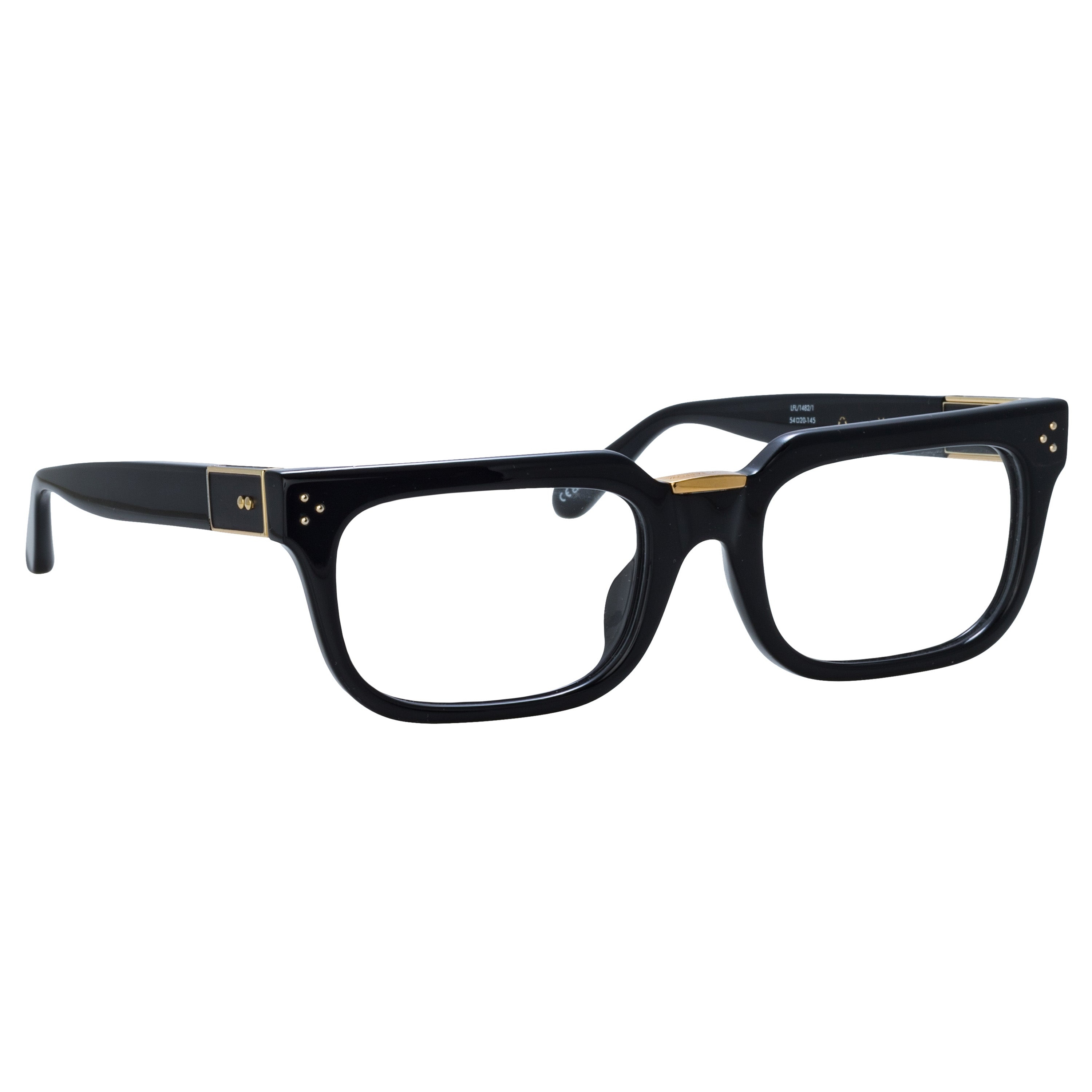 YOAN ANGULAR OPTICAL FRAME IN BLACK - 3