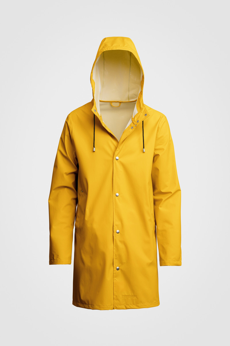 Stockholm Lightweight Raincoat Yellow 1