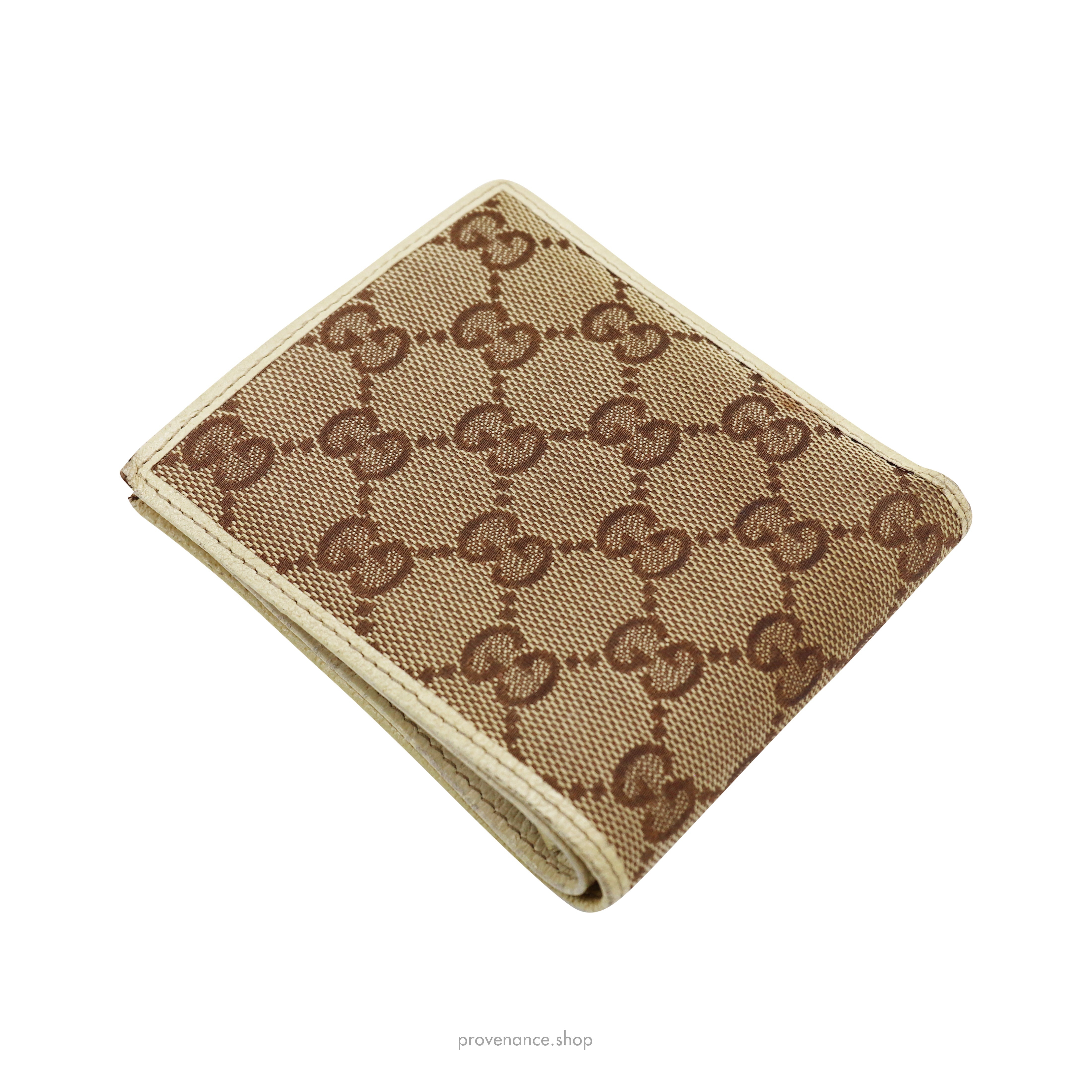 Gucci GG Canvas Bifold Wallet - Brown - 5